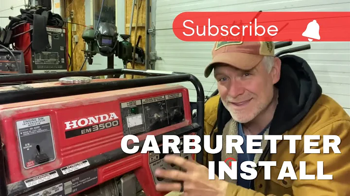 Easy Steps to Install Carburetter on Honda Generator EM 3500