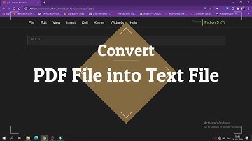 Convert Pdf file into Text file in python with example || using PyPDF2 || ISP Solutions Official