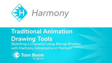 How to Sketch a Character using Bitmap Brushes with Harmony Advanced and Premium