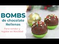 BOMBAS DE CHOCOLATE RELLENAS - CHOCOLATE BOMBS