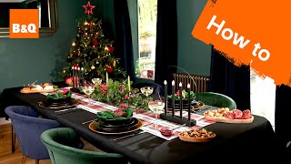 How to create a Christmas tablescape