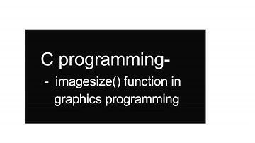 imagesize() function in graphics programming_SAWIK