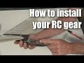How to install 2.4GHz radio control systems in RC planes