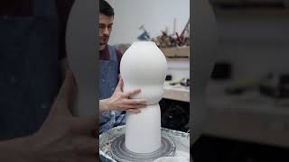 Trimming A Porcelain Bottle - Matt Horne Pottery
