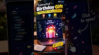 🔥 Cool Birthday Surprise Website | HTML CSS JavaScript Project | Tutorial |