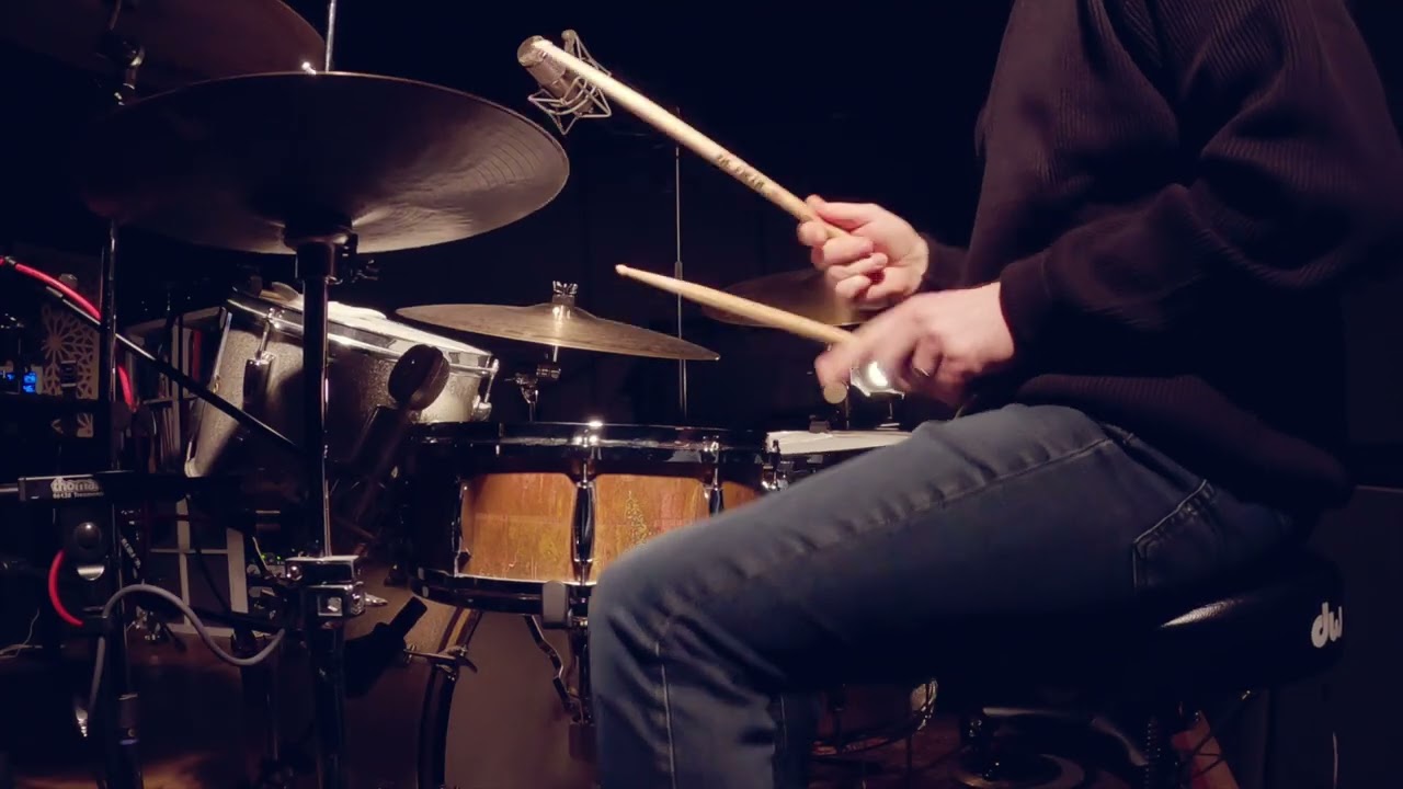 Online Session Drummer Recording Funk Grooves at Amen Studio 