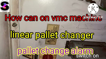 vmc with linear auto pallet changer cnc machine #vmcautopalletchanger ll vmc machine pallet changer