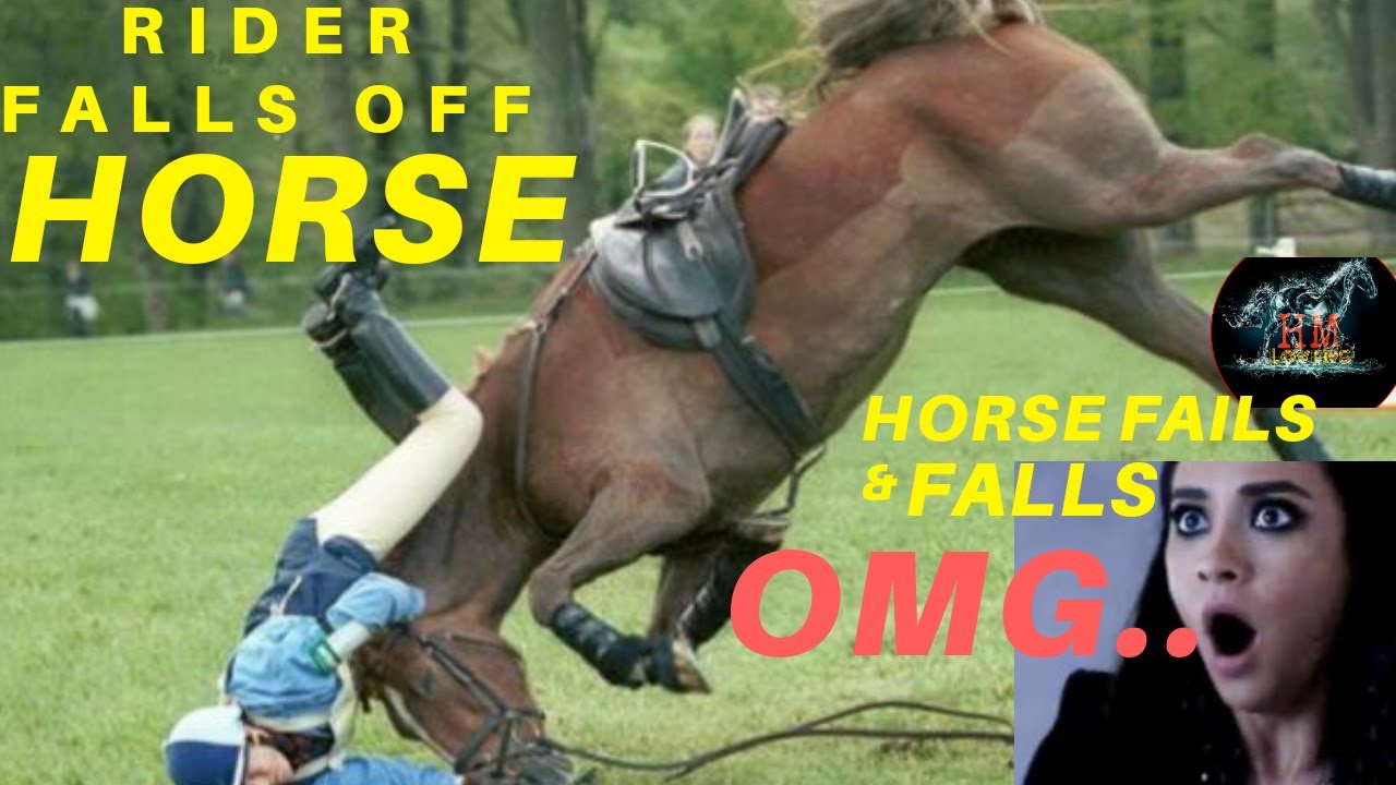 New horse fall compilation 2020|| Horse fall and fail! Rider falls off ...