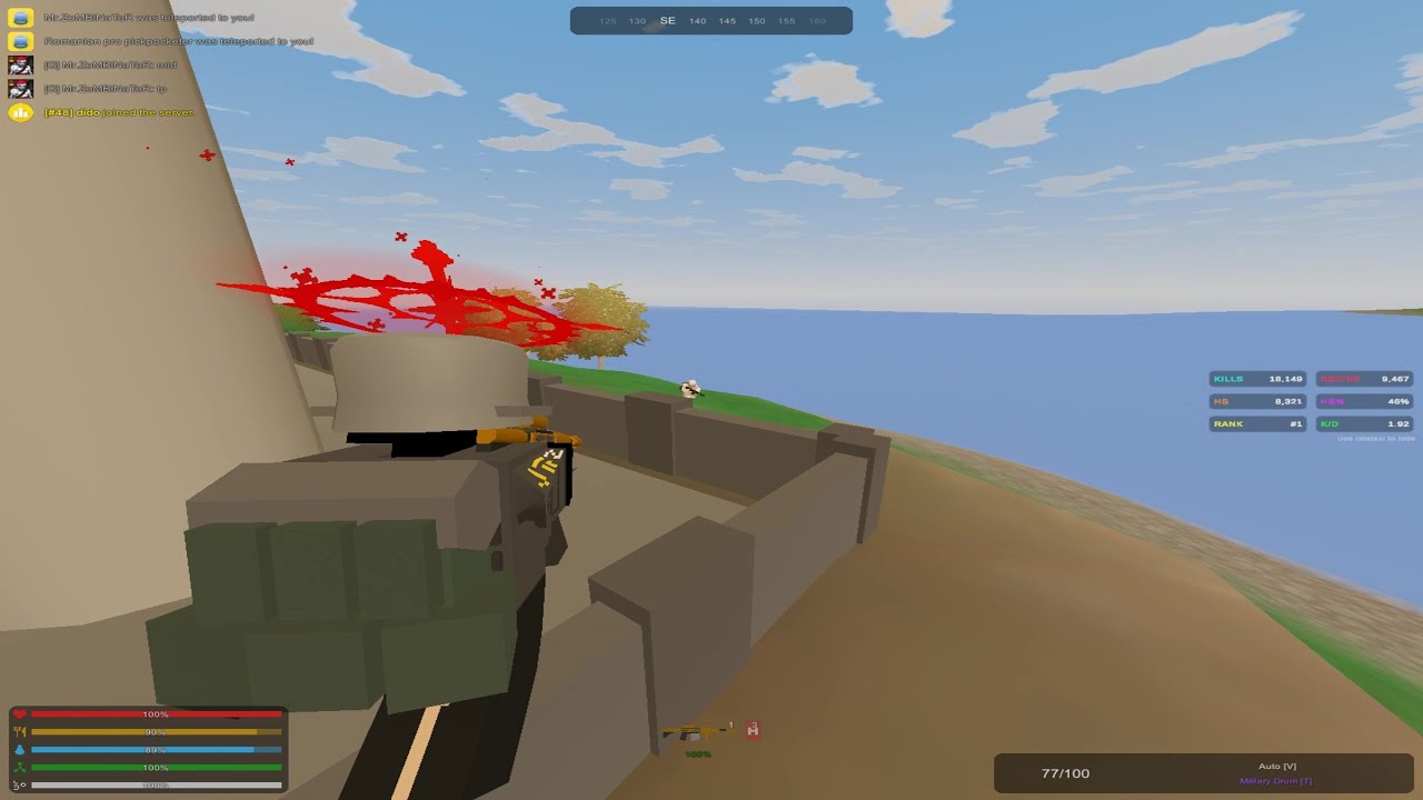 unturned pvp high diff