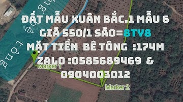 BÁN ĐẤT VƯỜN XUÂN BẮC XUÂN LỘC Đồng Nai 1 MẪU 6-8 TY8 #BÁNĐẤTXUÂNBẮC  #bánđấtthịtrấnđịnhquán