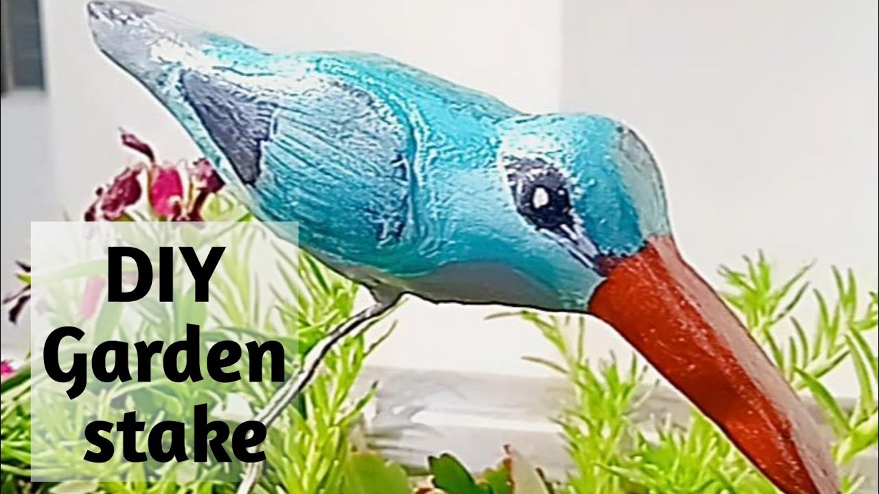 Diy Garden stake ideaHomemade garden stakesdiy garden decor with