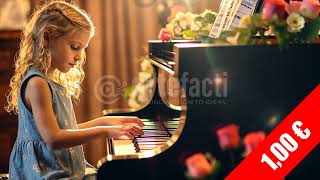 Little Pianist at the Grand – Warm Home Recital | HD Stock Video screenshot 5