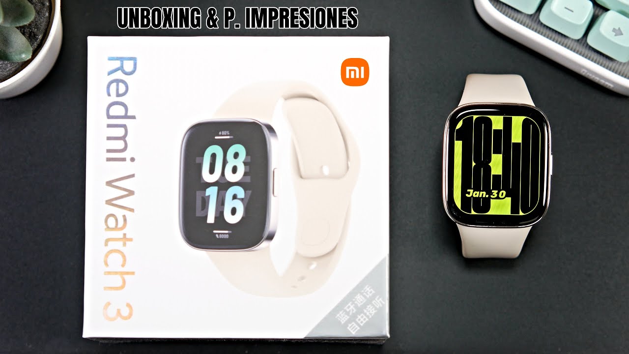 Xiaomi REDMI Watch 3 ⌚ El SMARTWATCH más barato de XIAOMI viene con TODO