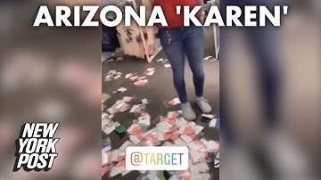 Arizona ‘Karen’ with ‘$40,000 Rolex’ trashes face mask display in Target | New York Post