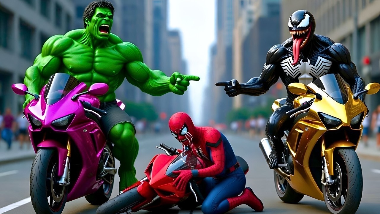 🦏🕷️ SPIDERMAN Wins The Magic Legendary Rhino Racing Championship – Epic Racing Challenge: