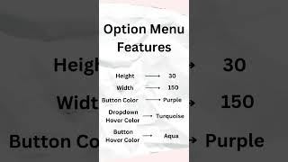 Custom Tkinter -14 #shorts #python #customtkinter #ctk #widget #option #menu #code #perkyprogrammer Profile