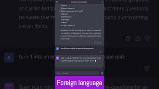 Translate and Learn Languages - Quizizz ChatGPT Plugin screenshot 1