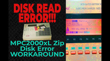 Disk Read Error WORKAROUND MPC2000 XL | Floppy Disk, Zip Disk