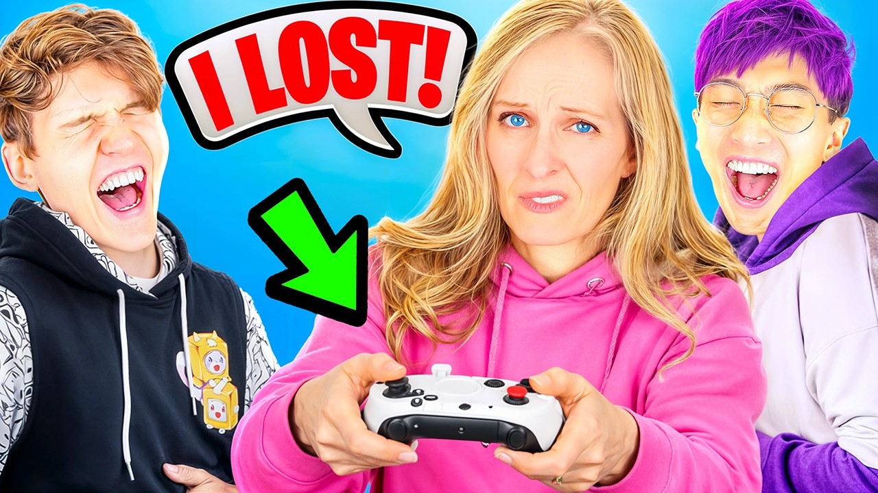 LANKYBOX'S MOM Controls My ROBLOX Game! (SHE'S A NOOB!)