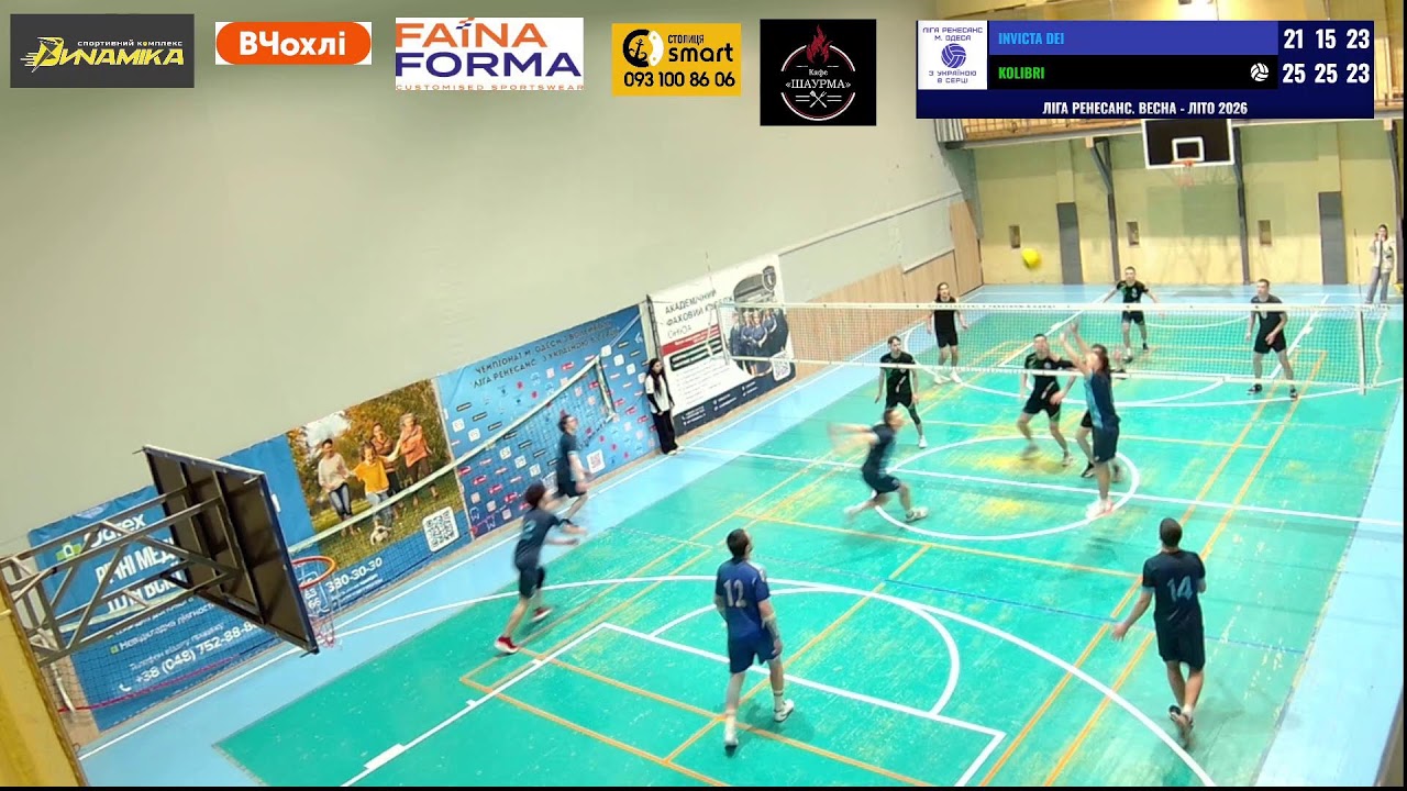 ЛІГА РЕНЕСАНС 2026. 08.03.2026 ЧОЛОВІЧА ЛІГА MEDIUM.  INVICTA DEI - KOLIBRI