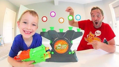 Father & Son PLAY HOVER SHOT! / Blast Them While They Float!