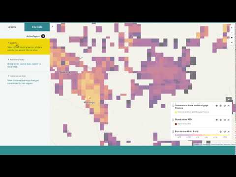 i2i Open data portal, GIS tutorial - Financial Service Providers