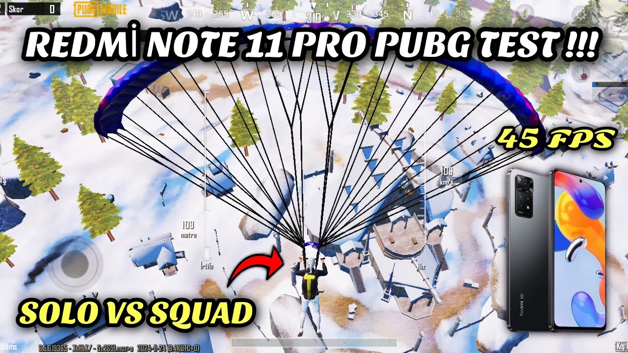 mi note 11 pro pubg fps test