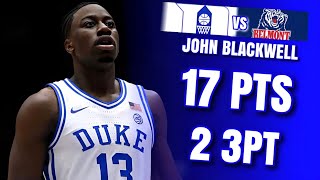 John Blackwell Duke Highlights vs Belmont | Scrimmage 