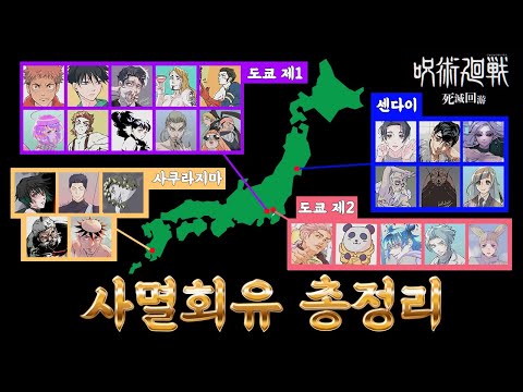 주술회전 최종장 보기 전 사멸회유 총정리 스포O