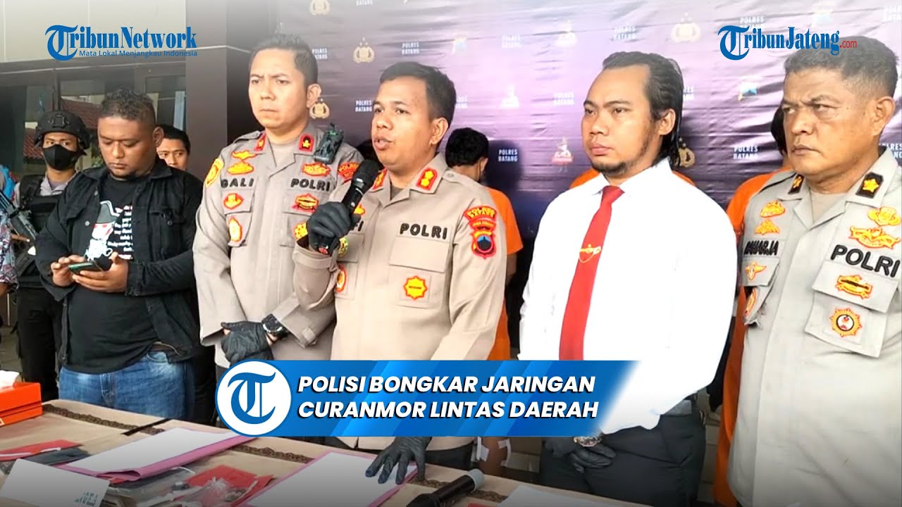 Polres Batang Bongkar Sindikat Curanmor Lintas Daerah, Pelaku Asal Pati dan Kendal