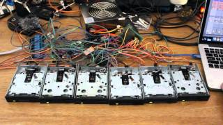Computer Music - Floppy POC #1 - Floppy Drives Controlled from Ableton Live