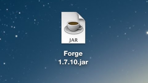 Minecraft: How to install Mods with Forge (1.7.10 Tutorial) [MAC]