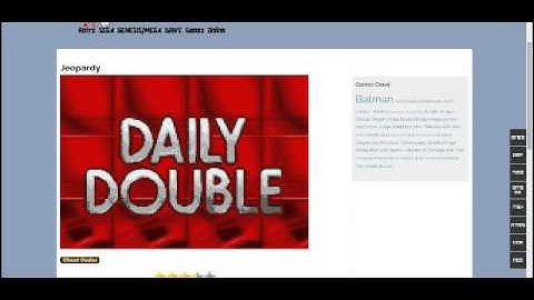 Jeopardy! Deluxe Edition Game #1 Part #1