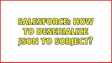 Salesforce: How to deserialize JSON to sObject?