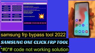 samsung one click frp tool | samsung frp bypass tool | frp all samsung adb method