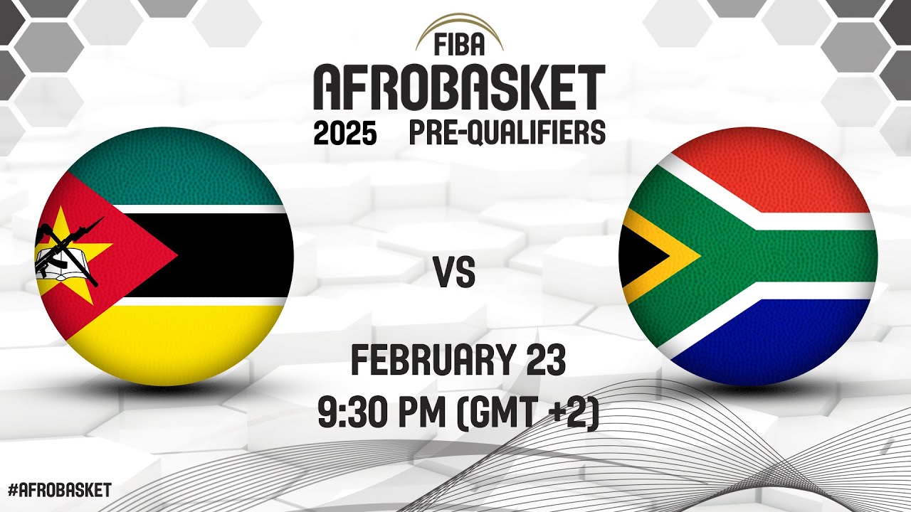 Mozambique v South Africa | Full Basketball Game | FIBA AfroBasket 2025 Pre