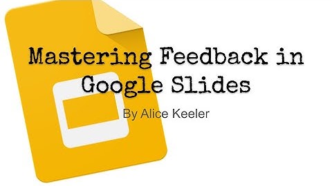 Create Custom Feedback Slides