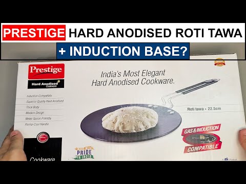 Prestige Hard Anodised Plus Gas and Induction Compatible Roti Tawa