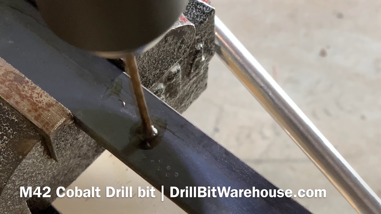 How to drill hard steel with Cobalt