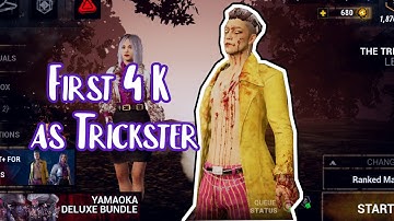 First 4K with Trickster | DBD Mobile - Dead by Daylight Mobile - DBD - Trickster Gameplay