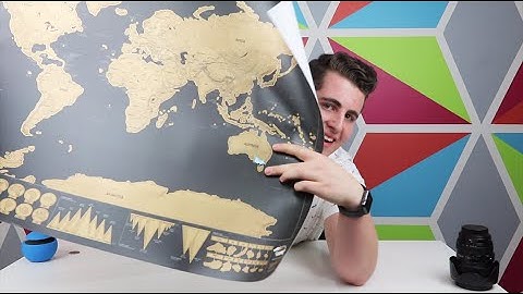 Scratch Map Unboxing