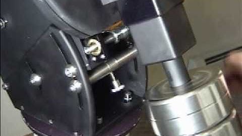 Balancing the Paramount GT-1100S Right Ascension Axis