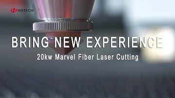 【HGTECH】Automatic Nozzle Change丨20Kw Fiber Laser Cutting Machine Brings New Experience