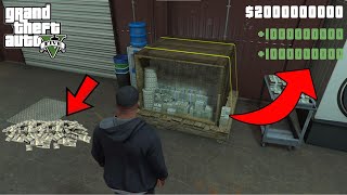 GTA 5-پیدا کردن کارخانه پول سازی و بدست آوردن 2بیلیون دلار در جی تی ای وی