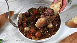 Beef (Boeuf) Bourguignon by the legend Julia Child's