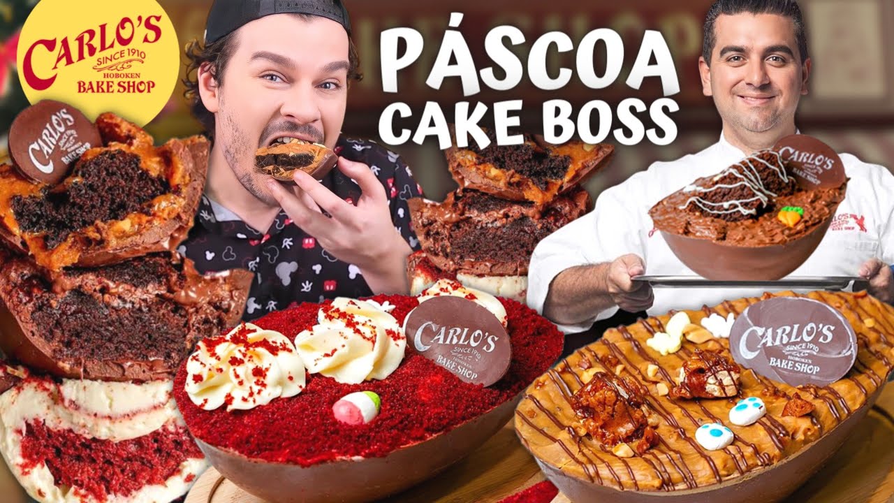 PROVAMOS OVOS DE PÁSCOA 2023 DO CAKE BOSS - Vale a pena?