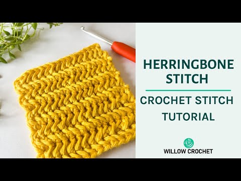 Learn How To Do The Herringbone Crochet Stitch