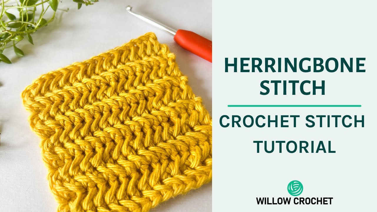 Learn How To Do The Herringbone Crochet Stitch YouTube