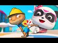 Mr. Gecko's Tail | Super Rescue Team | Kids Cartoon | BabyBus TV