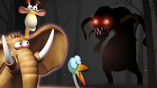 Gazoon | Ghost In The African Jungle | Jungle Stories | Funny Animal Cartoon For Kids